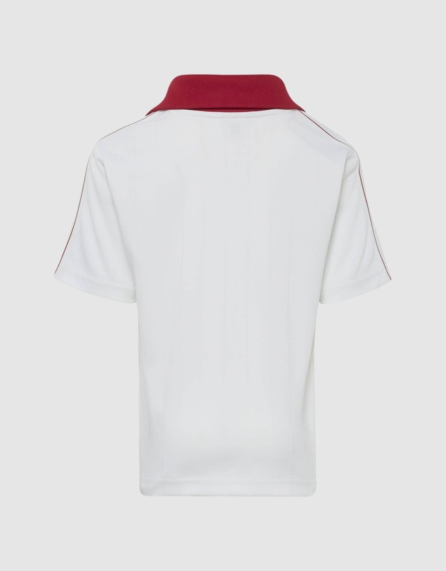 adidas Originals - Loose Polo Pinstripe Shorts Tee Set - Kids