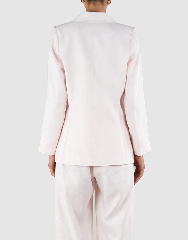 Amelius - Azure Linen Blazer