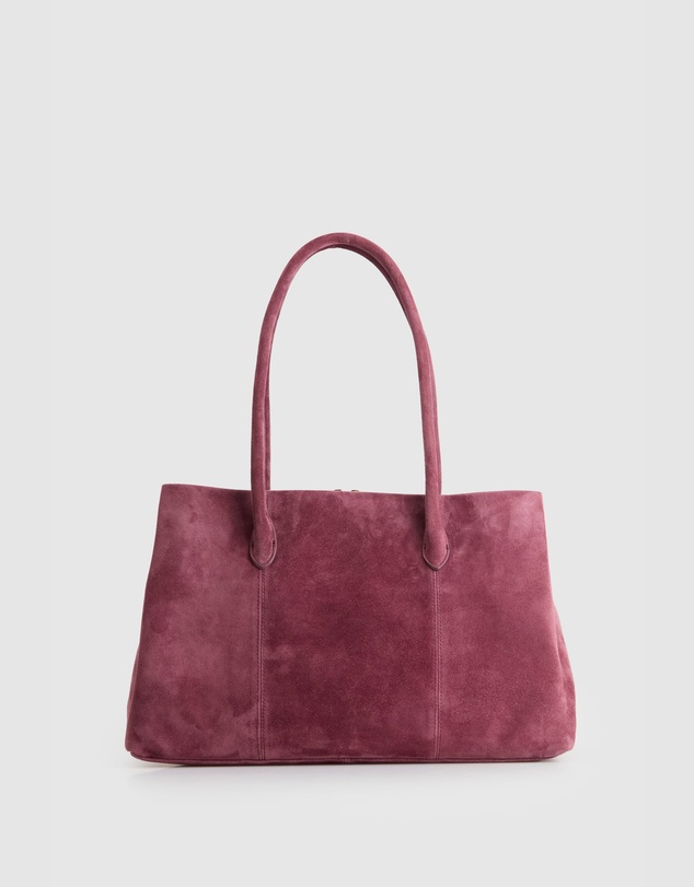 Evity - Noemie Leather Suede Tote Bag