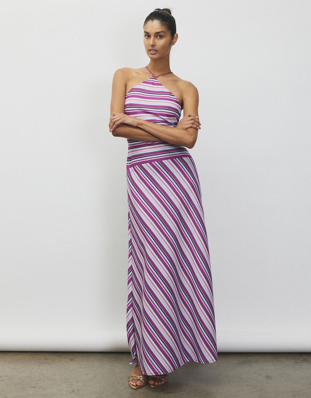 With Harper Lu - Halter Maxi Dress