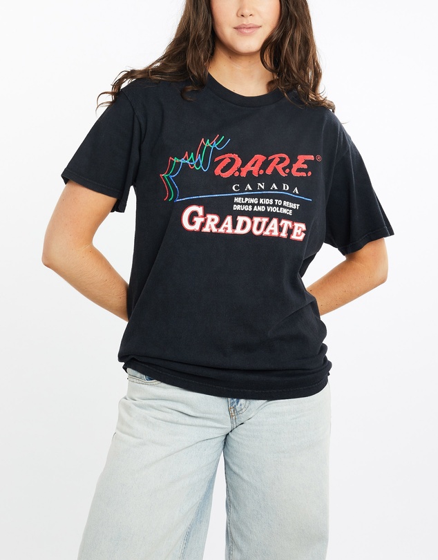 Vintage by The Real Deal - Pre Loved - Vintage 90s D.A.R.E Canada Tee