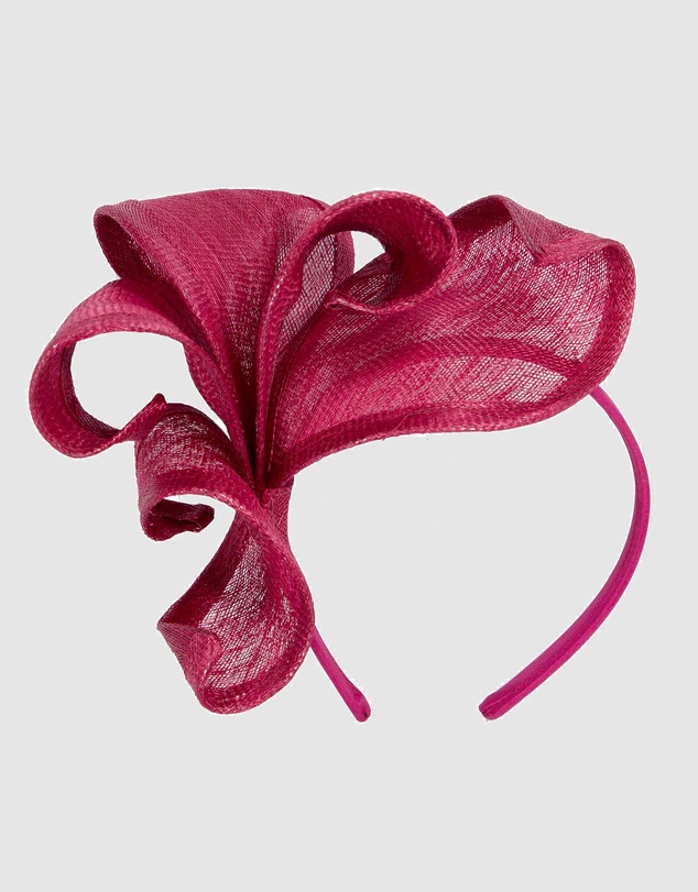 Max Alexander - Large Red Sinamay Racing Fascinator