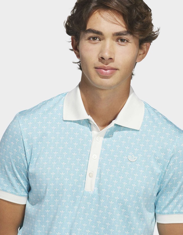 adidas Originals - Originals All Over Trefoil Polo Mens