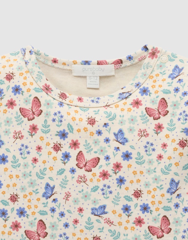 Purebaby - Butterfly Thick Layering Top -Kids-Babies