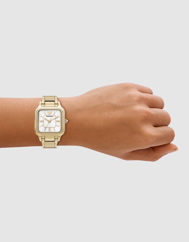 Emporio Armani - Gold Tone Analogue Watch