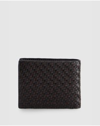 Evity - RFID Logan Leather Weave Bifold