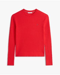 Tommy Hilfiger - Fine Gauge Cable Knit Jumper