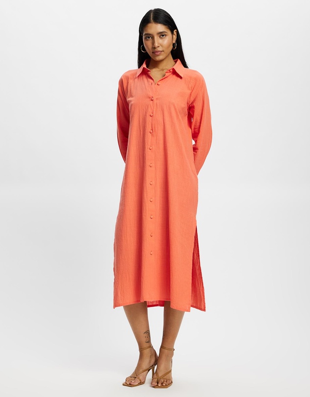 Florencia The Label - Blanca Maxi Shirt Dress