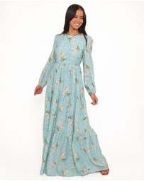 Petal & Pup - Bernice Maxi Dress - Blue Floral