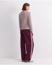 Sportscraft - Stripe Lurex Long Sleeve Magic Tee