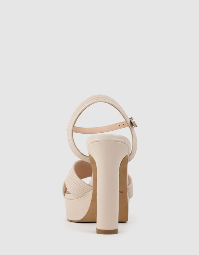 Edward Meller - SORROW110 Tubed Crossover Platform Sandal