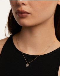 PDPAOLA - Mini Letter O Gold Necklace
