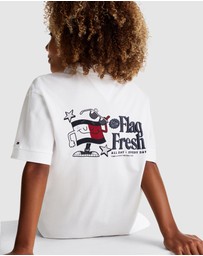 Tommy Hilfiger - Regular Back Slogan Polo Shirt - Kids
