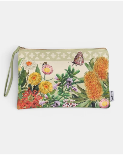 La La Land - Clutch Purse Botanical Blooms Flowers