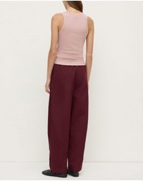Assembly Label - Robyn Scoop Neck Rib Tank