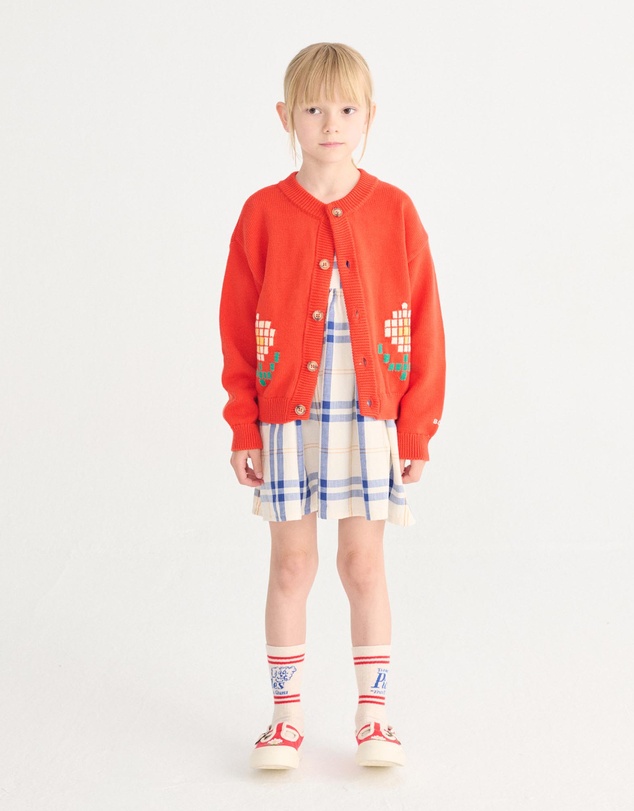 Bobo Choses - Pixel Daisy Cardigan - Babies-Teens