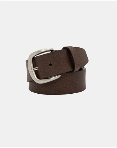 Buckle - Chad. Australian Made Full Grain Vintage Leather Belt. 38mm width.