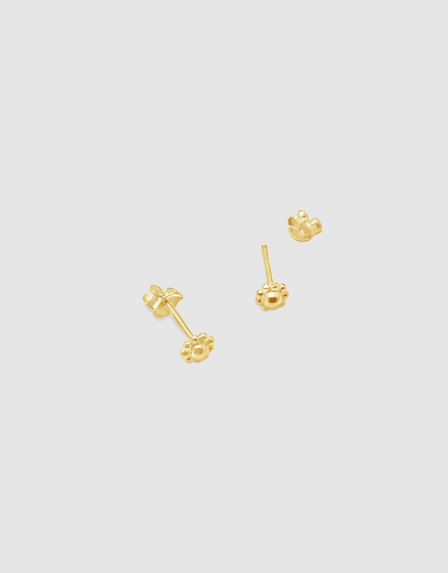 Ichu - Bloom Earrings Gold