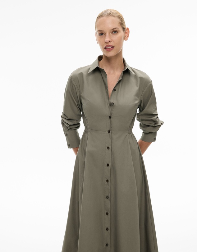 Witchery - Shirred Shirt Dress