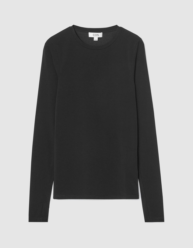 COS - Slim Fit Long Sleeve Top