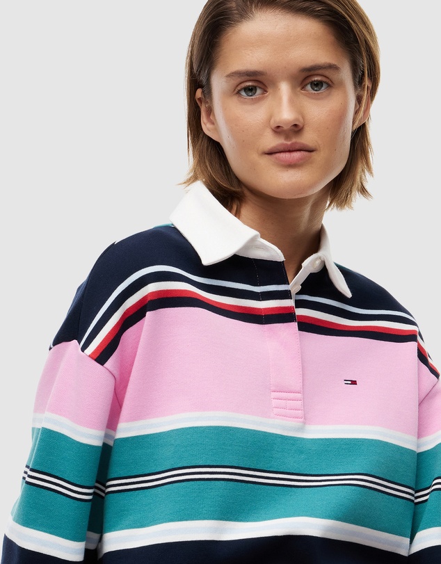 Tommy Jeans - Relaxed Multi Stripe Rugby