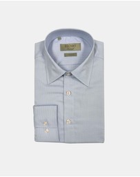 Henry Bucks - HENRY SARTORIAL Cotton Shirt BLUE