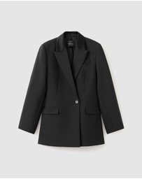 M.N.G - Wool-Blend Blazer Dress