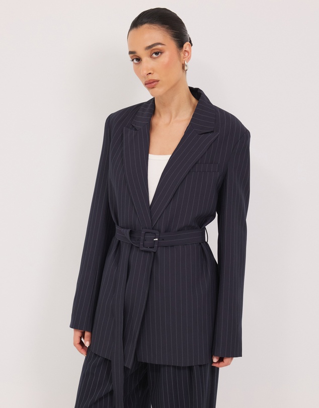 Calli - Rhode Pinstripe Blazer