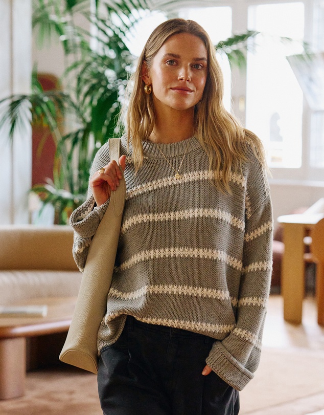 Ceres Life - Lila Oversized Knit Crew