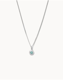Kirstin Ash - Birthstone Necklace September London Blue Topaz