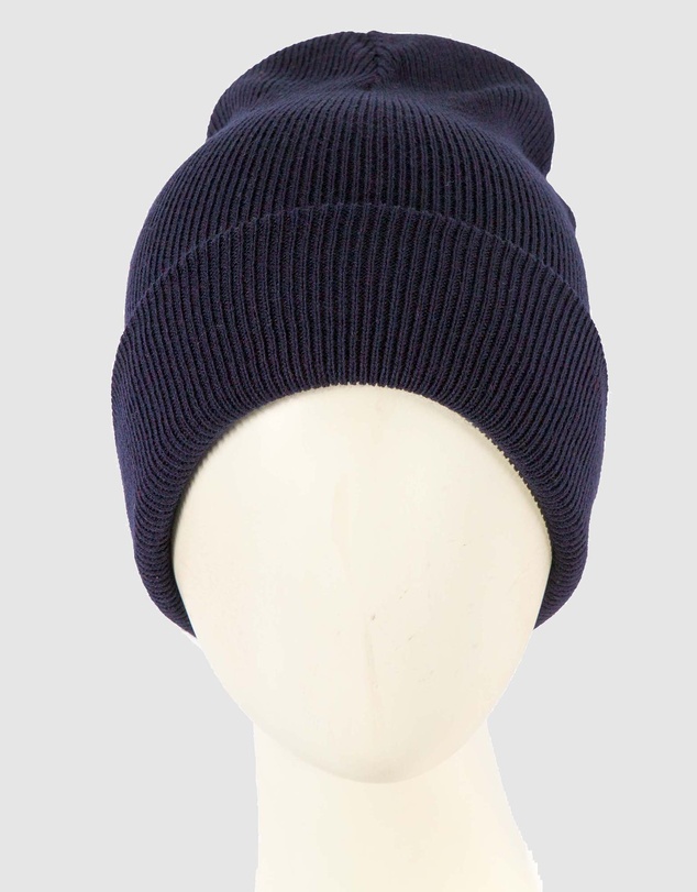 Max Alexander - European Made Navy Wool Beanie