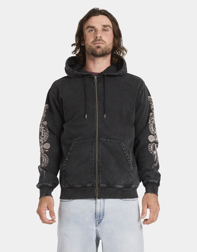 Volcom - Mens Die By The Stone Zip Up Hoodie
