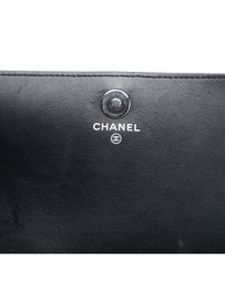 Pre-Loved by Azura Reborn - Pre-Loved CC Patent Strass Embellished Wallet On Chain
