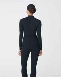 Forcast - Nina Bamboo Long Sleeve Top