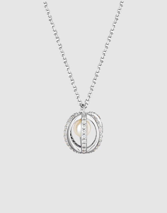 Georgini - Majesty Freshwater Pearl And Cubic Zirconia Pendant Silver
