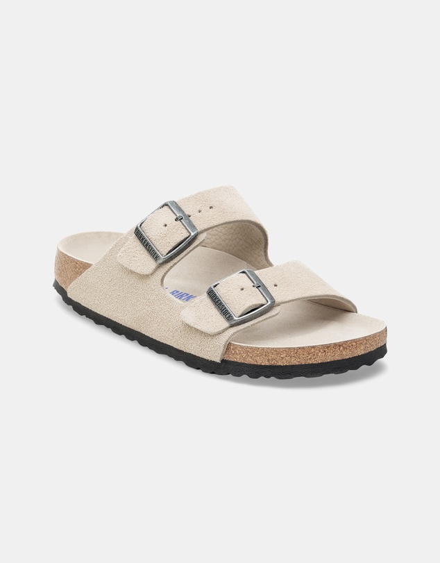 Birkenstock - Arizona SFB Tonal Footbed Suede Leather Narrow - Women's