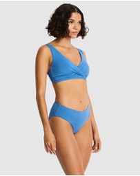 Sea Level Australia - Essentials Edit Cross Front Multifit Bra Top