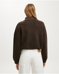 Cotton On - Luxe Tuck Hem Bomber Jacket