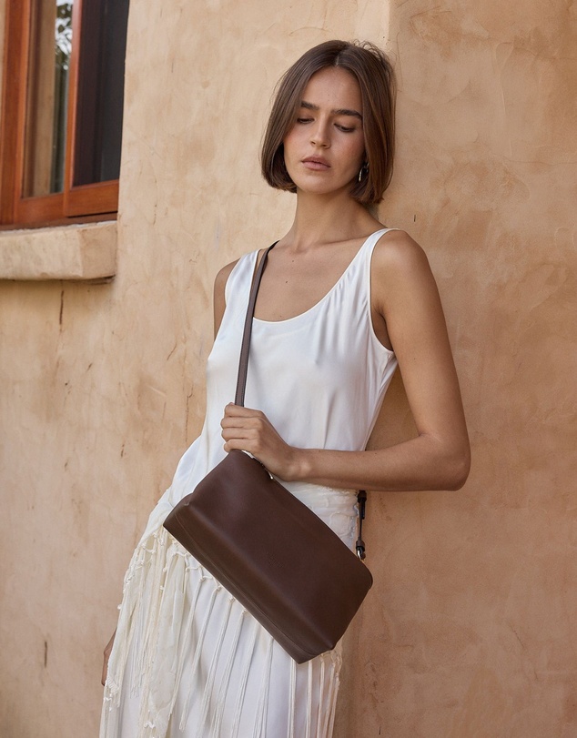 VESTIRSI - Clara Chocolate Shoulder Crossbody Bag