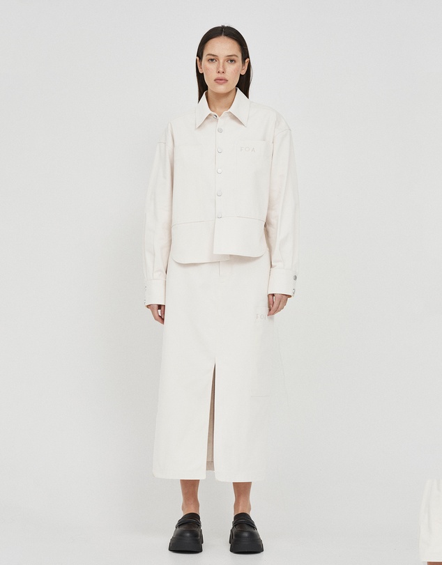 FRIEND of AUDREY - Cotton Drill Skirt