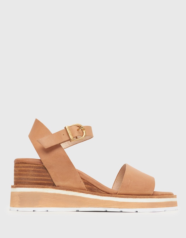 Airflex - Sandrea Stacked Heel Wedges