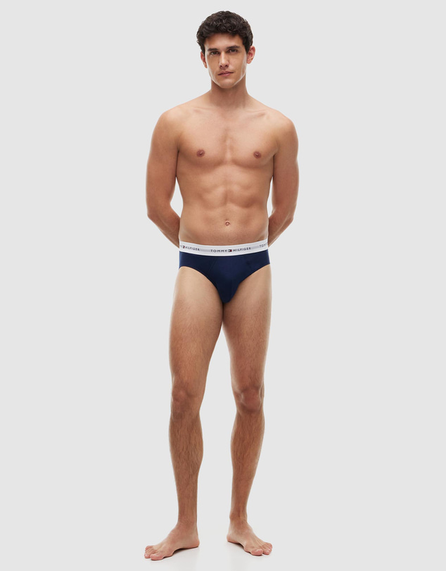 Tommy Hilfiger - 3-Pack Signature Logo Contrast Waistband Briefs