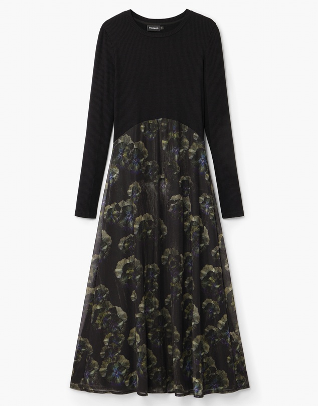 Desigual - Midi dress combined M Christian Lacroix