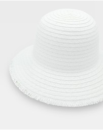 Morgan & Taylor - Elia Bucket Hat in While