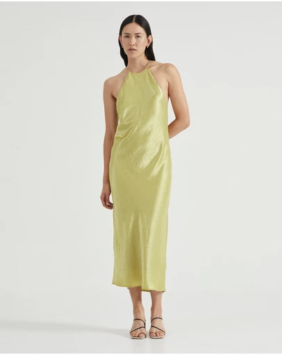 Third Form - Crush Bias Halter Dress