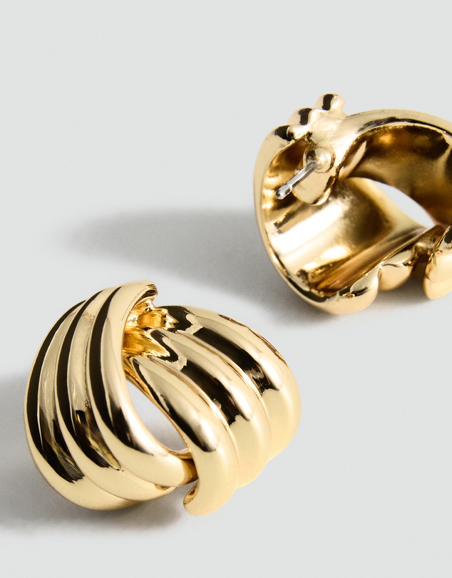 M.N.G - Intertwined Knot Earrings