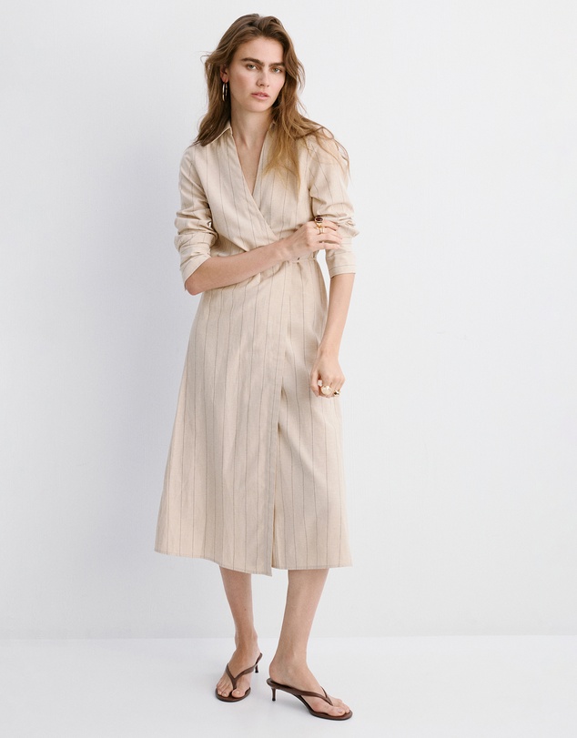 M.N.G - Striped Shirt Dress