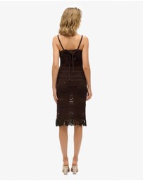 Superdry - Crochet Tassel Midi Dress