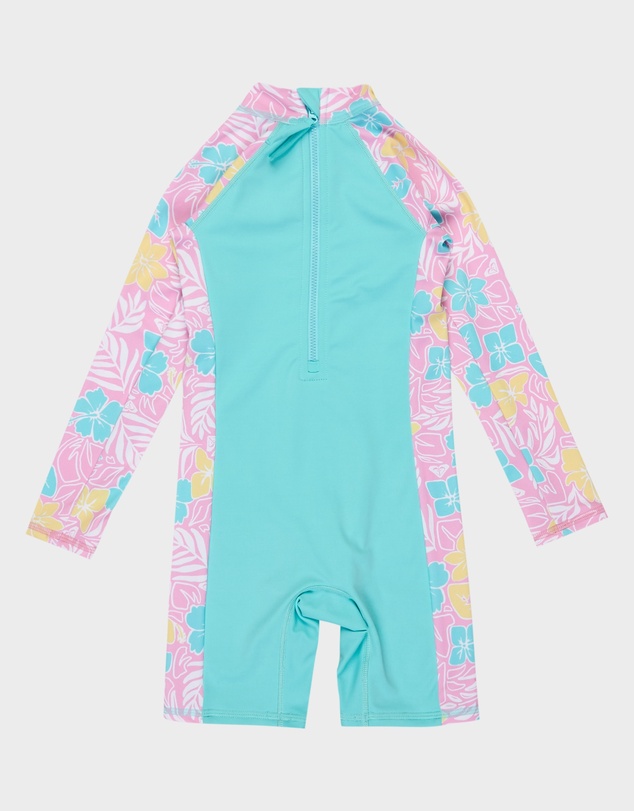 Roxy - Girls 2 to 7 Tropical Square One Piece Rash Vest