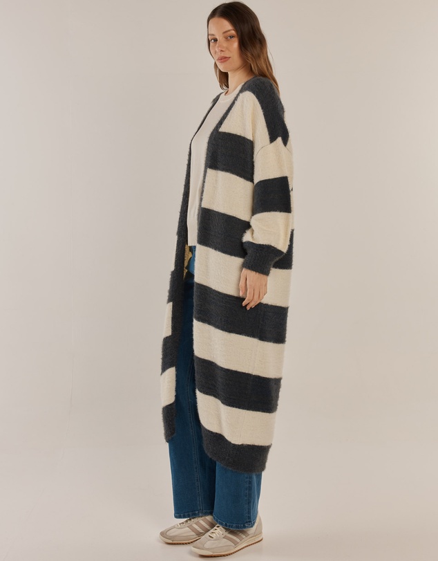 Betty Basics - Franca Long Knit Cardigan